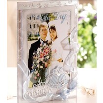 Stamping and embossing stencil of Diesire, wedding bell + heart corners