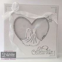 Stamping and embossing stencil of Diesire, wedding couple