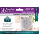 Die'sire Stempling og Prægeskabelon af Diesire, romantiske Swirls