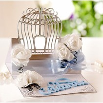 Stamping and embossing stencil of Diesire, Elegant Birdcage