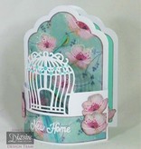 Die'sire Stempelen en embossing stencil van Diesire, Elegant Birdcage