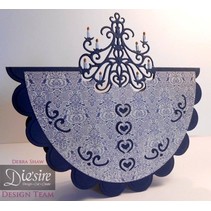 Stamping and embossing stencil of Diesire, Classic Chandelier