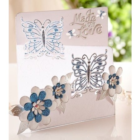 Die'sire Stamping and embossing stencil of Diesire, butterfly love