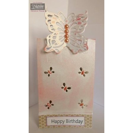Die'sire Stamping and embossing stencil of Diesire, butterfly love