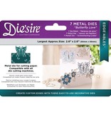 Die'sire Stamping and embossing stencil of Diesire, butterfly love