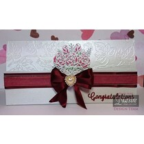 Estampagem e gravação estêncil de Diesire, Bouquet bonita
