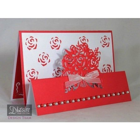 Die'sire Stamping and embossing stencil of Diesire, Beautiful Bouquet