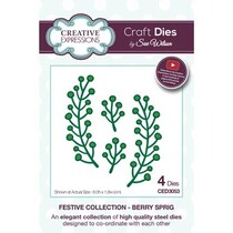 Ponsen en embossing sjabloon: Takken met Beren