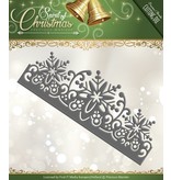 Precious Marieke Embossing and cutting mat, border with snowflake