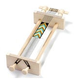 BASTELZUBEHÖR / CRAFT ACCESSORIES Perlenwebrahmen, aus Holz