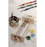 BASTELZUBEHÖR / CRAFT ACCESSORIES Perlenwebrahmen, aus Holz