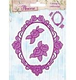 Studio Light Stempelen en embossing stencil: rozen decoratieve frame en 2 rozen