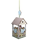 Objekten zum Dekorieren / objects for decorating 2 birdhouse de madeira, 6x4,5cm