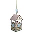 Objekten zum Dekorieren / objects for decorating 2 birdhouse de madeira, 6x4,5cm