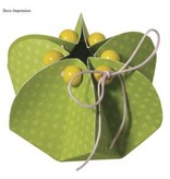 Dekoration Schachtel Gestalten / Boxe ... Plantilla, flor, 2 piezas