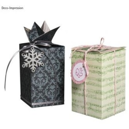Dekoration Schachtel Gestalten / Boxe ... Sjabloon, geschenkdoos, ongeveer 10 cm hoog, 6 cm breed