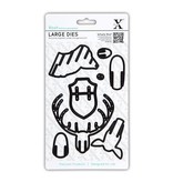 X-Cut / Docrafts Troqueles de corte decorativo, Buste renos 3D