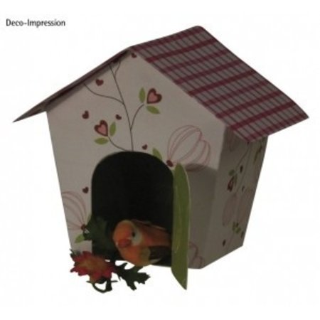 Dekoration Schachtel Gestalten / Boxe ... Skabelon, birdhouse