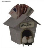 Dekoration Schachtel Gestalten / Boxe ... Modelo, birdhouse