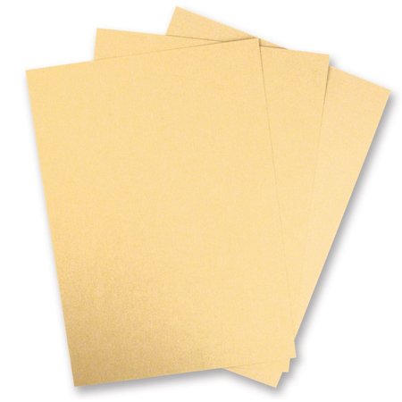 DESIGNER BLÖCKE  / DESIGNER PAPER Metallic-Karton, brillant gold, 5 Stück