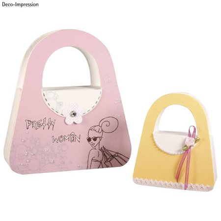Dekoration Schachtel Gestalten / Boxe ... handbag 1 presente