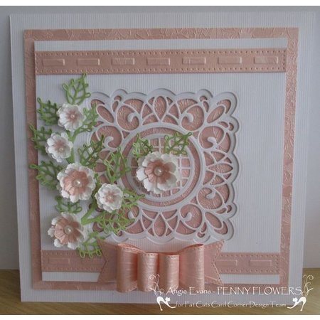 Creative Expressions Ponsen en embossing sjabloon: sierlijst