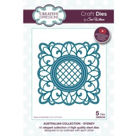 Creative Expressions Punching and embossing template: decorative frame