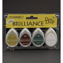 Brilliance Dew Drop Ink, 4-fargers sett