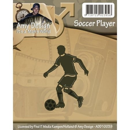 Amy Design Punching and embossing templates: Footballer