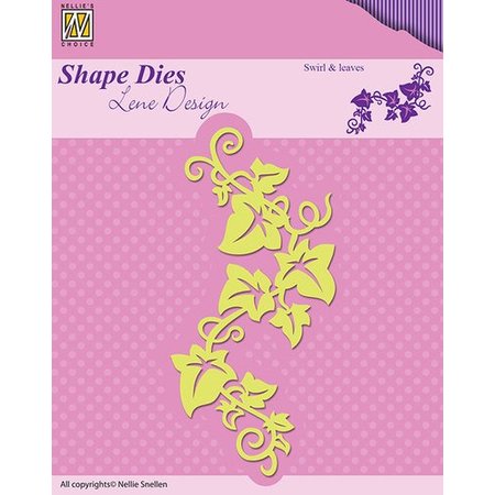 Nellie snellen Punching and embossing templates: Swirls & Leafes