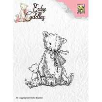 Gjennomsiktige stempler baby Cuddles - Teddybjørner