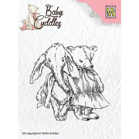 Nellie snellen I timbri trasparenti bambino abbracci del bambino, gli amici
