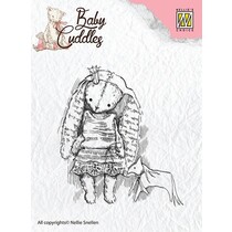Transparent Stempel, Baby Cuddles Baby, Princess Rabbit