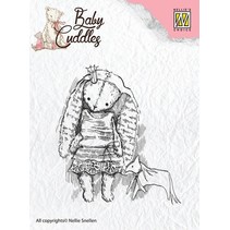 I timbri trasparenti bambino abbracci del bambino, principessa Coniglio