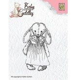 Nellie snellen Transparent Stempel, Baby Cuddles Baby, Cuddly girl