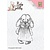 Nellie snellen Transparent Stempel, Baby Cuddles Baby, Cuddly girl