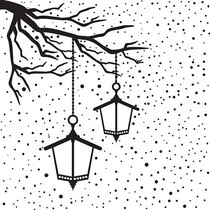 Preging mapper med lanterne