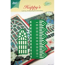 Cutting and embossing stencils, decorative border and windows