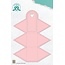 Nellie snellen Punching and embossing templates: Box in the form mDreieck