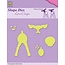 Nellie snellen Punching and embossing templates: Lene Design, Build-up the Bambi