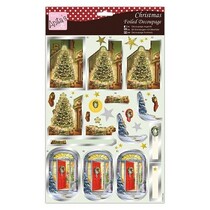 Exclusif Feuilles 3D Die coupées avec effet argent