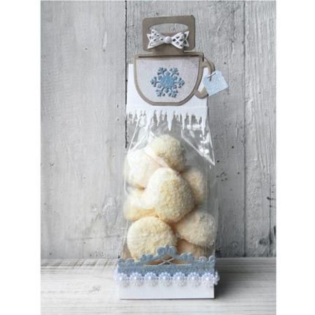 Marianne Design Ponsen en embossing sjabloon: Topper in zak vorm