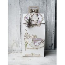 Punching and embossing template: Topper Bow