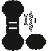 Marianne Design Stanz- und Prägeschablone: Topper mit Schleife