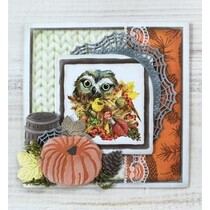Ponsen en embossing sjabloon: Tiny's Pumpkin