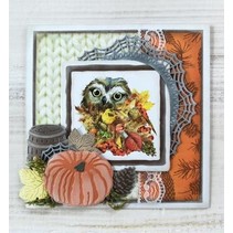 Punching and embossing template: Tiny's Pumpkin