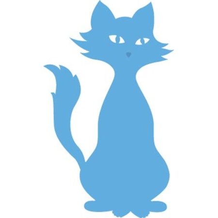 Marianne Design Ponsen en embossing sjabloon: Kitty