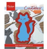 Marianne Design Ponsen en embossing sjabloon: Kitty