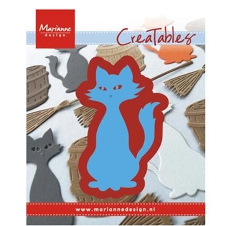 Marianne Design Perfuração e molde de estampagem: Kitty