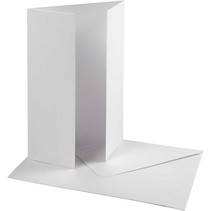 Parelmoer Card & Enveloppen, card formaat 10,5x15 cm